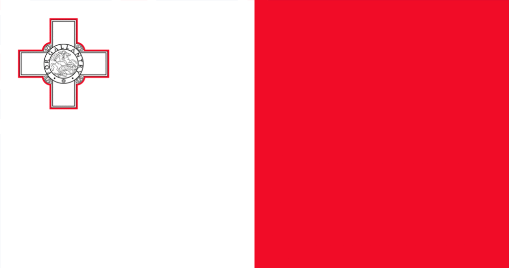 Bandera de Malta, uno de los países donde se realizan los programas internacionales de Forever Experience | Experiencia cultural y educativa en el extranjero