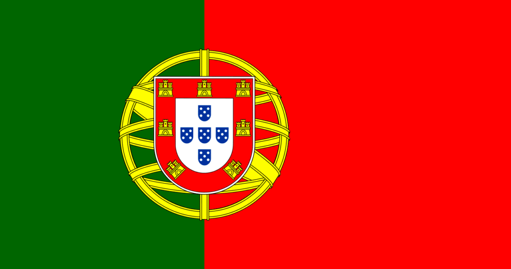 Bandera de Portugal, uno de los países donde se realizan los programas internacionales de Forever Experience | Experiencia cultural y educativa en el extranjero
