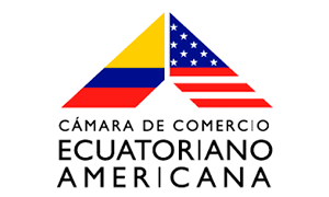 Logo de camara de comercio ecuatoriano americano uno de los socios de Forever Experience | Alianzas que garantizan programas internacionales seguros y de alta calidad, con aval de instituciones reconocidas y conexiones con empleadores y universidades en el extranjero